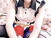 女神可爱COSPLY性感足控颜射