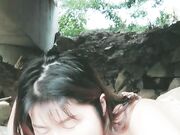 风骚小少妇桥底下激情口交大鸡巴草了逼干菊花