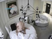 豪华套房高颜值性感美女竟和猥琐胖男酒店开房,操的花样还真多