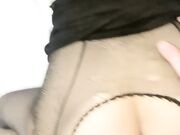 黑丝御姐性爱淫穴露出大屌玩弄上位高潮