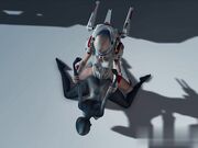 个外星人被一个穿着太空服的太空女搞得屁滚尿流