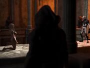 一个性感的女人在祭坛上被恶魔狠狠地操了一把