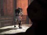 一个性感的女人在祭坛上被恶魔狠狠地操了一把