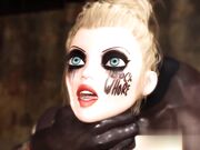 金发美女肛门妓女得到黑大鸡巴的性爱高潮