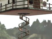 三人组一个美丽的仙女和两个兽人在夜森林