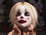 小丑在房间用小丑面具爆草金发女神后入