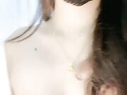 大波浪极品美御姐大长腿黑色网袜地上假屌骑坐