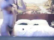 性感黑丝短裙JK装妹子 聊聊天妹子骚起来扭动 特写蹲着口交扣逼后入猛操