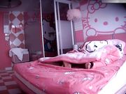 珍稀粉红房度假帅哥美女戴着墨镜啪啪临走时的眼神貌似发现了摄像头