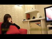 小女友一起看A片