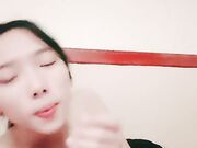 调教双马尾清纯小妹口交大鸡巴 乖巧可爱全程露脸 揉奶玩逼各种舔弄