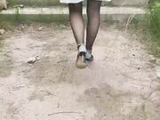 野战就要被人看到才刺激 被人偷偷视操的感觉太爽