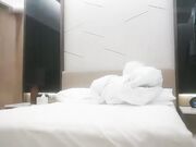 约了个高颜值性感包臀裙妹子啪啪 穿上连体开档网袜摸逼口交后入大力猛操