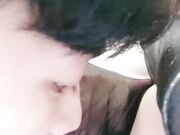 吊带黑丝袜骚妹 双马尾装扮摸肥穴 被炮友操逼有点软 骑乘位自己动