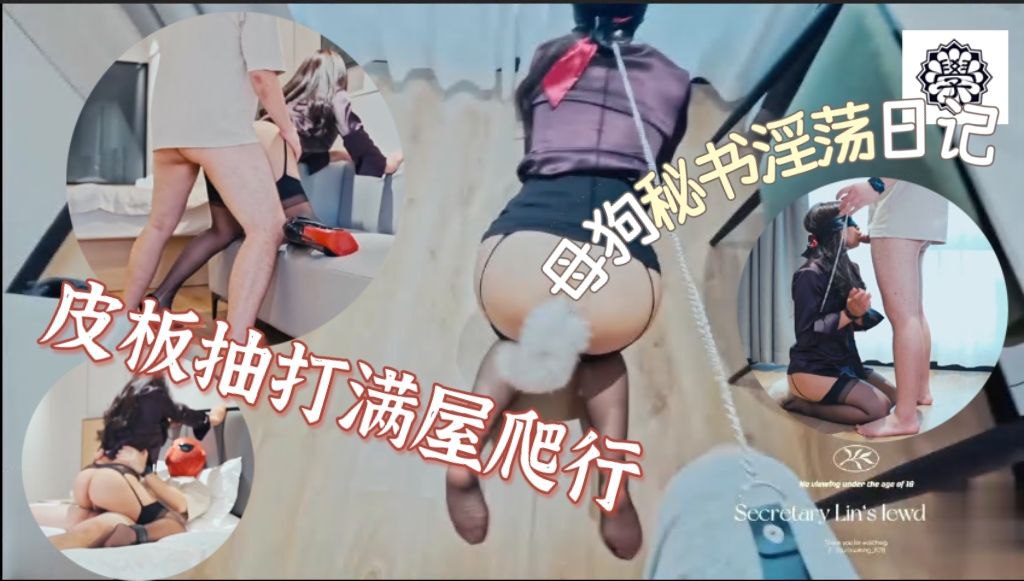 母狗秘书林秘书的淫荡日记皮板抽打满屋遛狗调教被强制深喉猛操内射