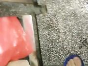 理发店的骚表姐 晚上关门就是嗨 跟小哥激情啪啪