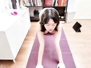 瑜伽健身加强训练跳蛋遥控女上深蹲果然床上运动才是最好的运动