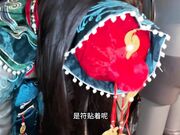 化身黑丝女僵尸被男道士深喉口爆，无套爆操内射