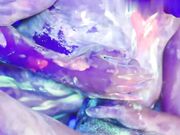 全身涂满萤光颜料在黑光灯下做爱视觉超冲击