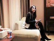 约会冷冷气质黑衣御姐 高筒靴大长腿性感迷人