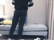 酒店重金约美容院前台兼职外围 外围女神极品御姐 较小身材抱起来操求饶