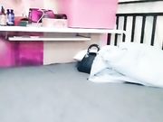 高跟诱惑等不及的老骚男，疯狂吃奶舔逼，激情爆草打桩机草嘴口爆