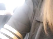 百變女神魅心大白天路邊車裡大尺度表演