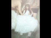 比女人还美的惠奈酱唯美画风演绎新娘装