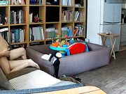 偸拍年轻夫妻家中沙发上打炮