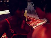 巨乳黑皮肤人妻有着常人难以满足的性欲