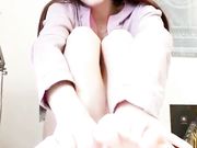 好可爱漂亮的美眉COS游戏角色水晶自慰棒插小妹妹