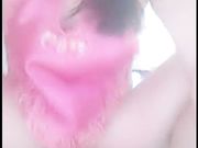 HD-1280P 穿红肚兜的漂亮少妇口活很棒 口完被炮友一顿爆操