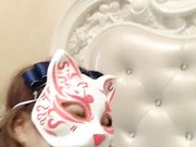 苗条身材面具妹子双人啪啪秀 后入抽插呻吟娇喘最后射在屁股上