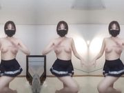 网红美女舞艺表演超诱人超可爱不同装束风格的《抖奶舞》