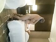 秒杀很多嫩模的极品外围TS和土豪开房啪自拍,高难度动作猛操