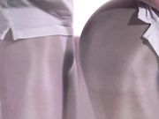 肉感妹子紧身白衣摩擦高质量冲动，惊呆美女棒子最后竟然射了