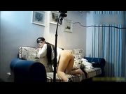 胸前文了好大的一朵玫瑰花的浪逼