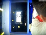 特色酒店偷拍清纯害羞的豹纹内裤美女和网友吃过饭后回酒店聊天时男的毛手毛脚想操她,挣扎半天还是被干了!