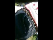 周末放假跟炮友去没人的山上直接草地开干