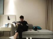 太子探花极品鸭哥代班长相甜美妹子，穿上吊带情趣装倒立口交骑乘后入猛操