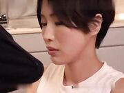 老公的黑人部下来借宿,人妻君岛美绪趁老公喝醉和黑人偷腥交欢1