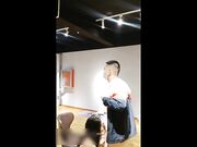 污污舞蹈老师勾引男学员 身材真好，各种性诱惑动作，男学员鸡巴早已硬得充血