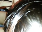 舍友97年白嫩漂亮的大奶女友早就想上她了,假期终于被我搞上了床