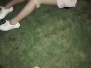 靓妹和闺蜜公园玩露出自拍 刮完逼毛和男友互舔性器官