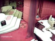 外表清纯内心淫荡大波眼镜美女与男友开房啪啪啪激情69互舔床头干到床尾年轻就是激情