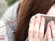 人妻愛奴1號 搖控跳蛋塞進體內散步到卡啦OK店超刺激中出內射！